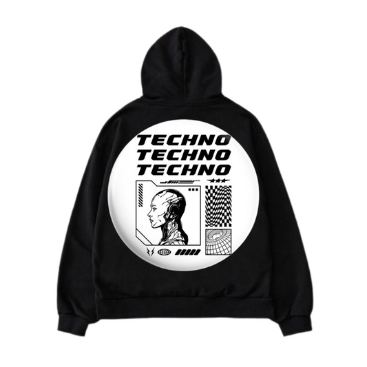 TECHNO | Oversized Hoodie